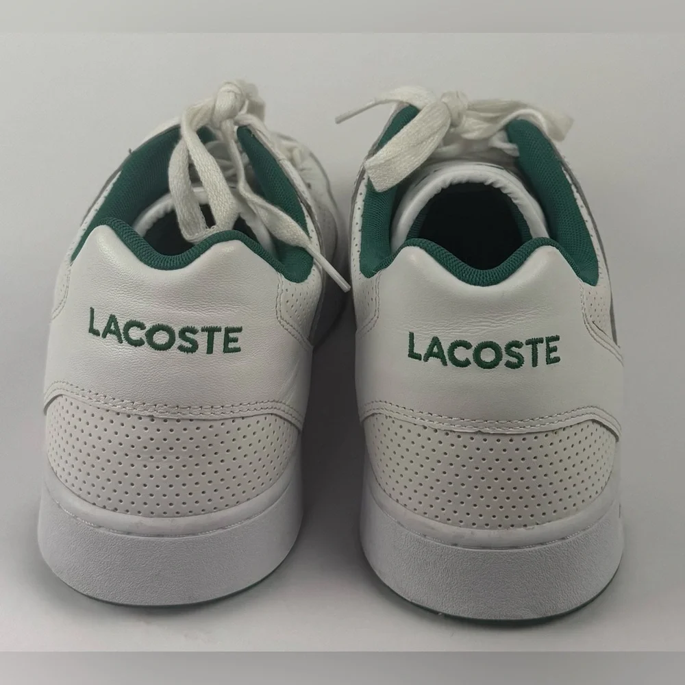 Lacoste Thrill 319 1 US SMA White Leather Sneakers Men’s Size 12 - Picture 5 of 12